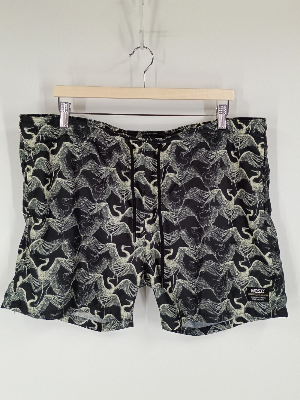 WESC Crane Print Board Shorts